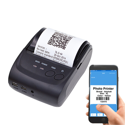 Tragbarer 58mm Empfangs-Drucker-Thermal Bluetooth Restaurant-Drucker ZJ-5802