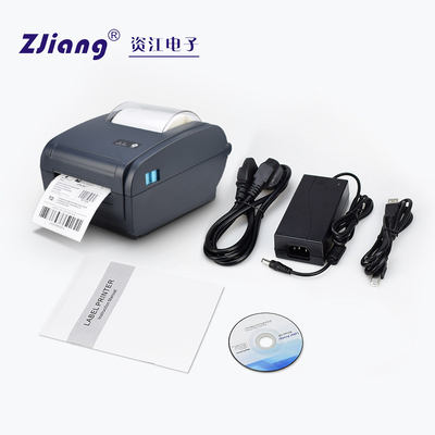 Zjiang 110mm Gray Mobile Barcode 4 Zoll-Etikettendrucker Wireless Label Maker ZJ9210