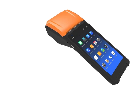 Android-Zahlung Hand-Positions-Anschluss 4g tragbare Position mit eingebautem Drucker
