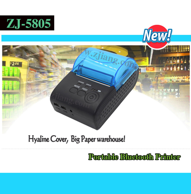 Thermal-Drucker Mini Portable Waybill Printer Bluetooths 58mm ZJ-5805