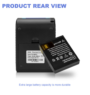 Bluetooth 58mm tragbare Mini Thermal Printer Thermal Transfer Android Position