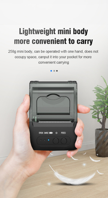 Tragbarer thermischer direkter Drucker Mini Bluetooth Printer Position 58mm