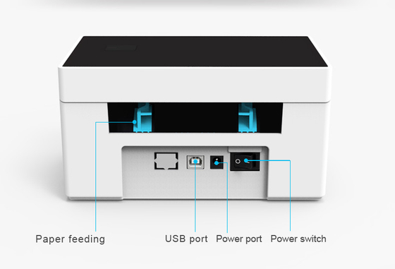 Tragbares Bluetooth-Passagierlisten-Thermal 4 Zoll-Etikettendrucker USB LAN ZJ9220