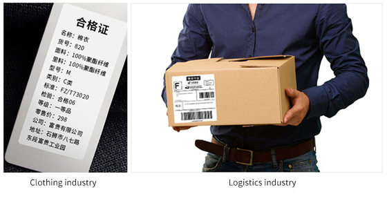 Tragbarer Mini Thermal Printer Sticker Label Druck des Barcode-80mm