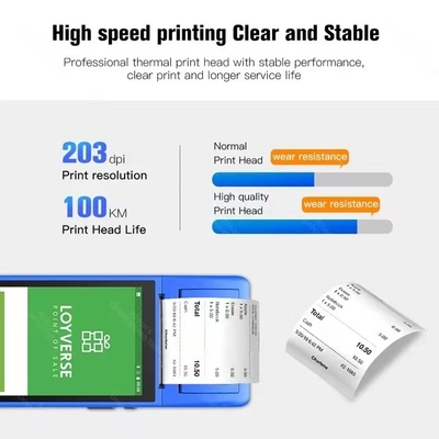 Handgerät-Android-Touch Screen aller ein in den Positions-System-Kassenterminalsystemen