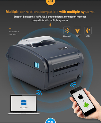 Bluetooth-Verschiffen-Aufkleber-Hersteller-Drucker 4x6 für Fedex USPS