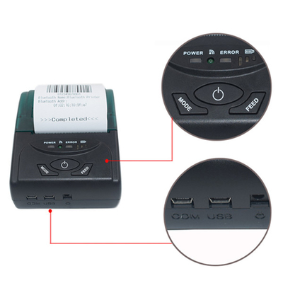 58mm drahtloses portierbares QR Code-Empfangs-Drucken Drucker-Thermal-Drucker Bluetooth Mini For