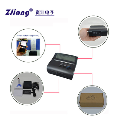 80mm Code-Drucken Bluetooths Mini Thermal Printer For Barcode Qr Aufkleber-3inch