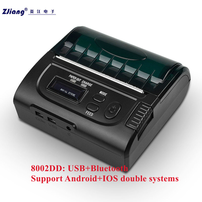 Tragbarer Thermalempfangs-Drucker Wireless For Android Bluetooths 3 Zoll-80mm