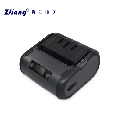 Schwarzes tragbare 80mm TSPL CPCL 3 Zoll-Etikettendrucker 6x4 Bluetooth