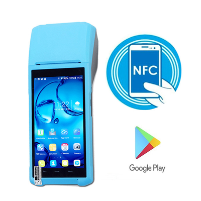 Bluetooth / USB 5,5-Zoll-Android-POS-Terminal mit eingebautem 58-mm-Drucker