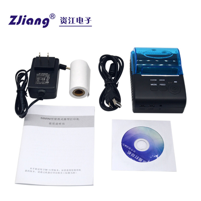 Kleiner tragbarer Wifi Zijiang 58mm Drucker Reise-drahtloser Drucker-Android IOS