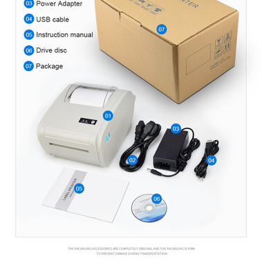Thermischer Porto-Aufkleber-Drucker USB-Barcode 4 Zoll Etikettendrucker