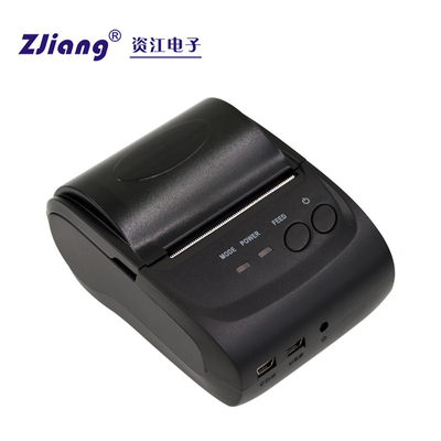 Zijiang Commercial Wireless 58mm tragbare Mini Thermal Printer Positions-Systeme