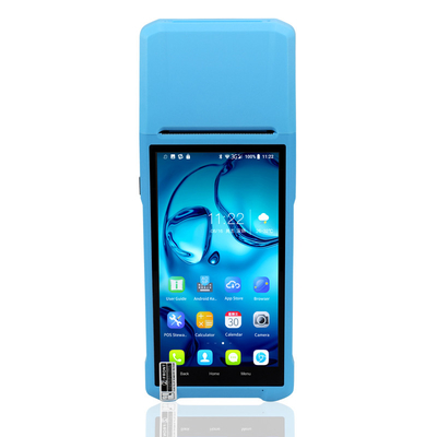 Android-Handheld-POS-Zahlungsterminal-Maschine 4G 5,5-Zoll-All-in-One-POS-Terminal