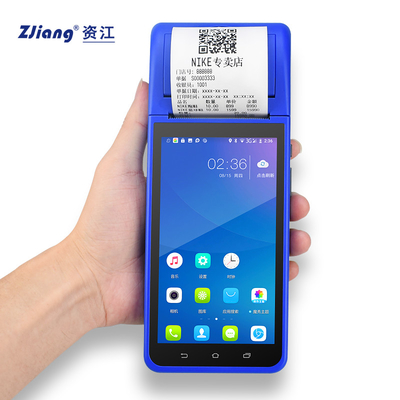 Android 8.1 PDA POS-Terminal Mobiler Mini-Handheld mit 58-mm-Drucker
